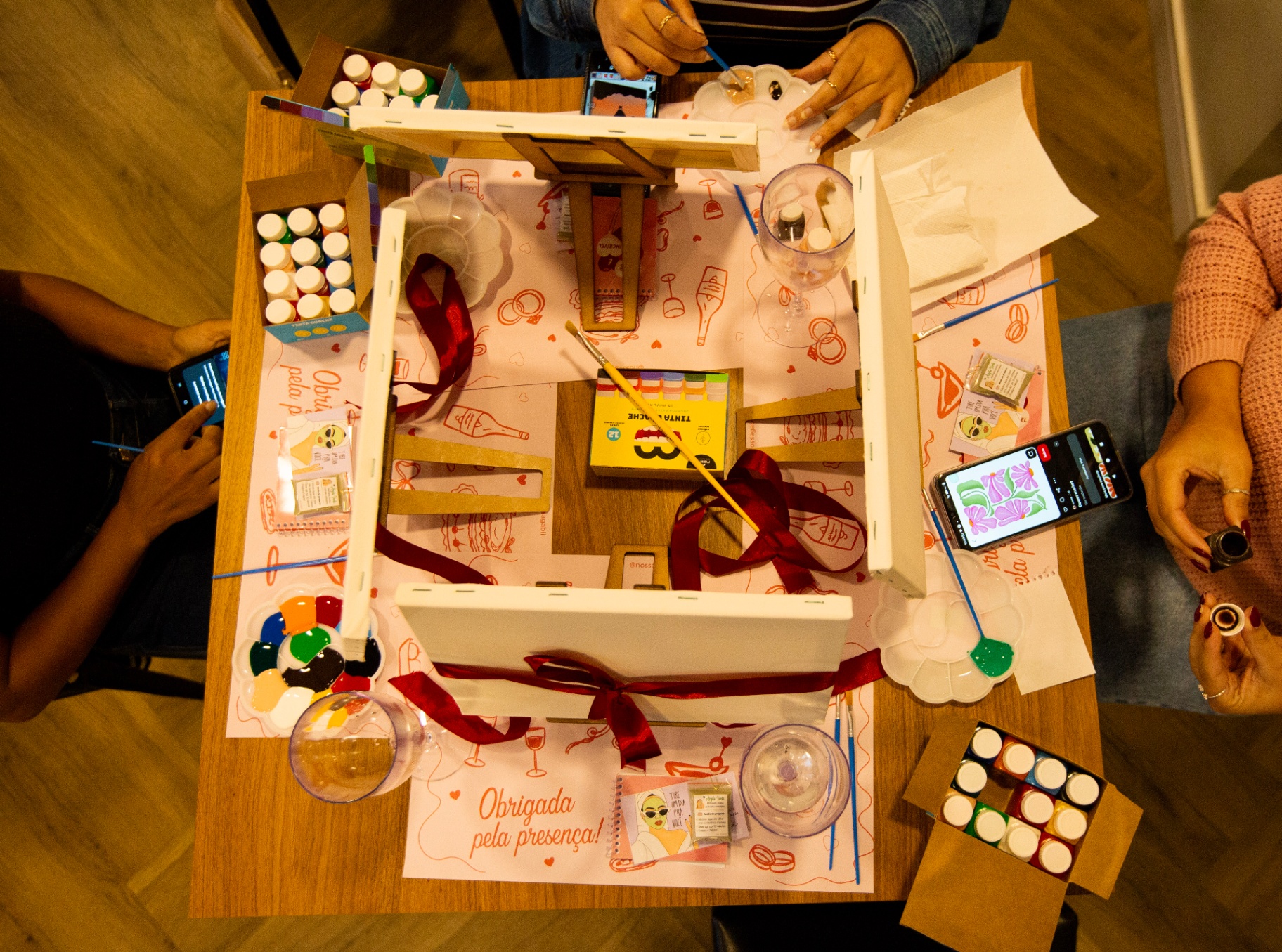 Pintura em Tela + Vinho — 2ª Edição